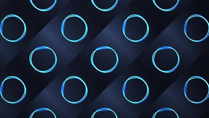Blue background . Motion . An abstraction with balls crumbling into bright light rays that shimmer. - Powered by Adobe
