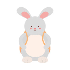 cute school rabbit