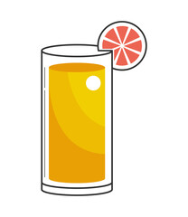 cocktail with lime icon