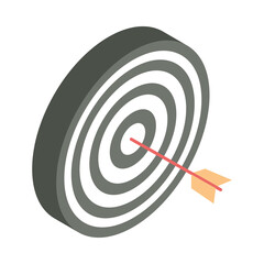 isometric target icon