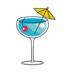 cocktail with umbrella
