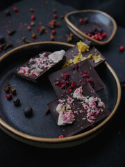 healthy vegan sweets. natural, healthy candies. healthy food. sweets with spices.