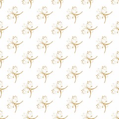 Colorful ceramic pattern seamless , cute background design style