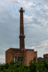 Fototapeta premium old factory chimney