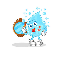 soda water make up mascot. cartoon vector