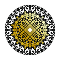 Luxury Ornamental Indian Mandala Design.