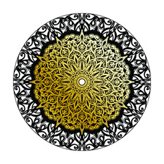 Luxury Ornamental Indian Mandala Design.