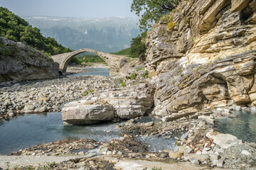 Benja Thermal Baths in Permet, Albania.