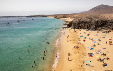 Summer Beach Scene