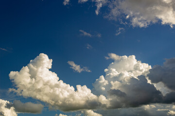 blue sky with clouds