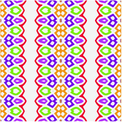 Seamless vector background with repeat pattern. multicolored  mosaic. Perfect for fashion, textile design, cute themed fabric, on wall paper, wrapping paper, fabrics and home decor.