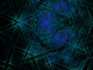 Imaginatory fractal abstract background Image