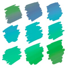 Set coloured paint spots stickers for fabrics and textiles and linens and gifts and cards and kids and hobbies
