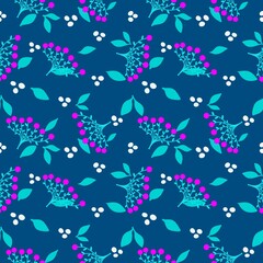 Summer floral seamless flower pattern for fabrics and packaging and gifts and linens and kids and wrapping paper