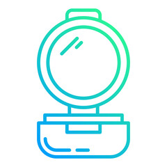 powder icon with transparent background