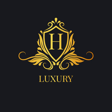luxury letter template logo.logo for boutique,wedding,hotel,jewelry etc.premium vector design