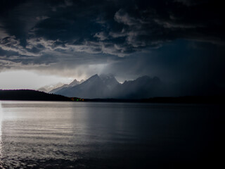 Storm in the Tetons national park