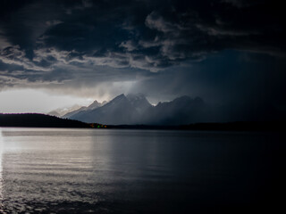 Storm in the Tetons national park