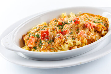 pasta with chicken and vegetables
