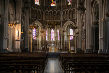 The Nave at The Sanctuary of Our Lady of Lourdes