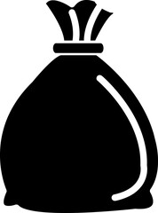 Wheat sack icon. Outline wheat sack vector icon for web design isolated on white background.eps