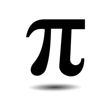 
Pi letter of the Greek alphabet, mathematical symbol. Circle. Constant irrational numbers, Mathematical and science concepts. pi equal to 22/7 or 3.14. Editable vector illustration