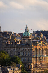 Edinburgh City Skyline at Golden Hour