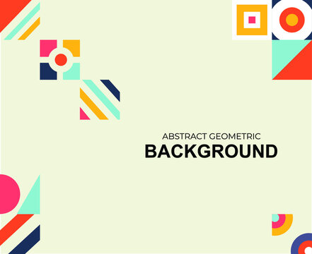 abstract geometric background with free space for wallpaper