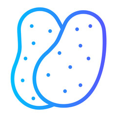 potato gradient icon