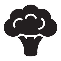 broccoli glyph icon