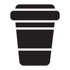 coffee cup glyph icon