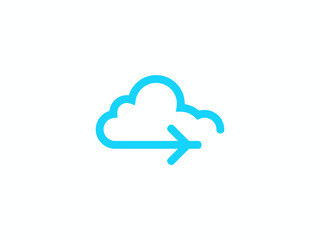 Cloud lines and planes vector