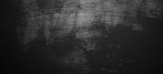 Scary black grunge goth design. horror black background. Scary dark walls, slightly light black concrete cement texture for background.