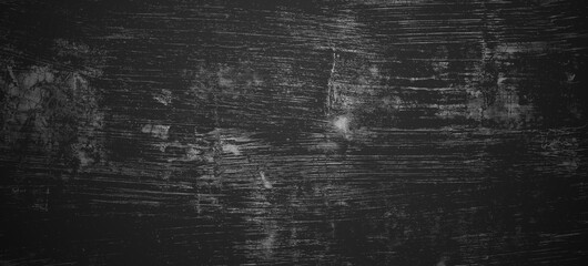 Scary black grunge goth design. horror black background. Scary dark walls, slightly light black concrete cement texture for background. - obrazy, fototapety, plakaty