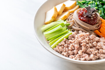 Korean spicy cold noodles