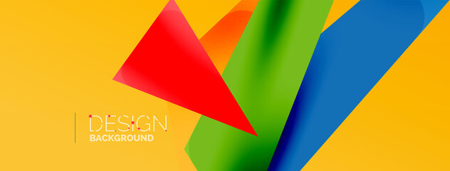 Background abstract overlapping shapes. Minimal composition vector illustration for wallpaper banner background or landing page