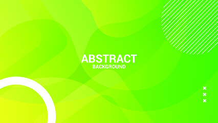 green  geometric pattern background. Trendy gradient Fluid shapes composition. Cool background design for banner, landing page, cover, UI, flare, posters. Abstract background. Vector illustration