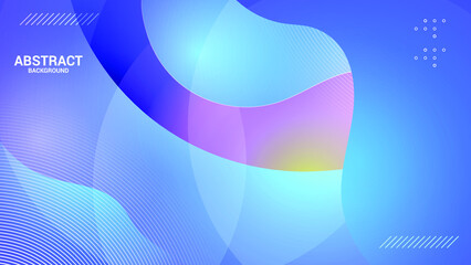 Light blue  geometric background. Trendy gradient Fluid shapes composition. Cool background design for banner, landing page, cover, UI, flare, posters. Abstract background. Vector illustration