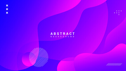 Pink blue   geometric pattern background. Trendy gradient Fluid shapes composition. Cool background design for banner, landing page, cover, UI, flare, posters. Abstract background. EPS 10