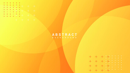Yellow geometric pattern background. Trendy gradient Fluid shapes composition. Cool background design for banner, landing page, cover, UI, flare, posters. Abstract background. EPS 10