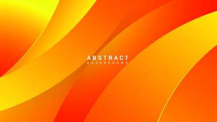 3d orange or gold metallic geometric pattern background. Trendy gradient . 3d shapes composition. Cool background design for banner, landing page, cover, UI, flare, posters.Abstract background. EPS 10