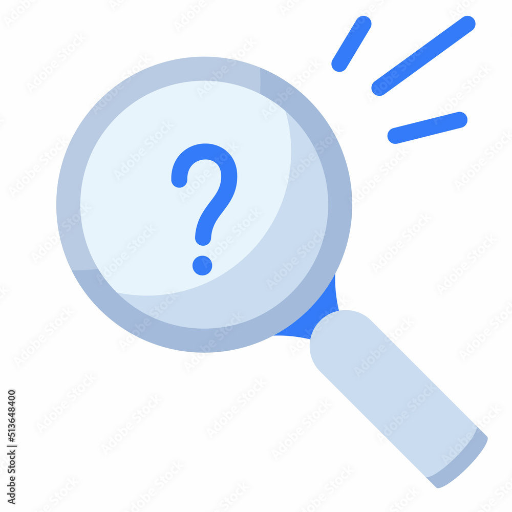 Poster search document empty state single isolated icon with flat style