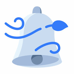 notification empty state single isolated icon with flat style