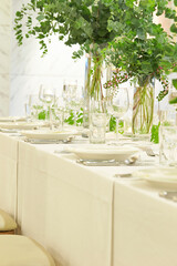 wedding table setting