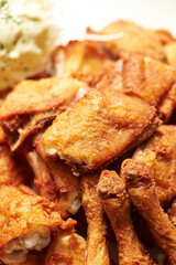 fried chicken on a plate
