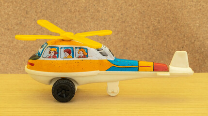 Vintage tin toy helicopter , tin toy helicopter 