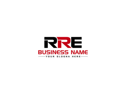 Premium RRE Logo Icon, Colorful RR r r e Logo Letter Vector Art With Colorful Three Capital Letter Logo Symbol For Business