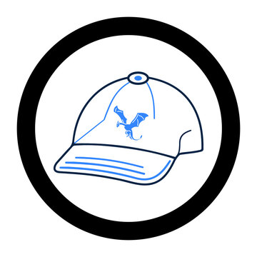 recommend clip art: Stylish cap or hat icon