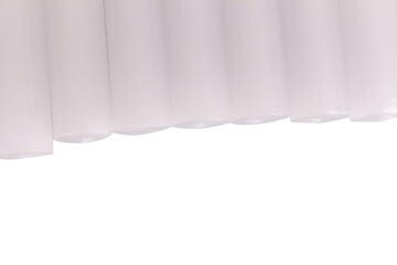 candle white isolated on white background