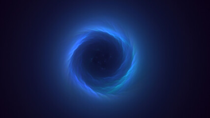 3D rendering abstract round light background
